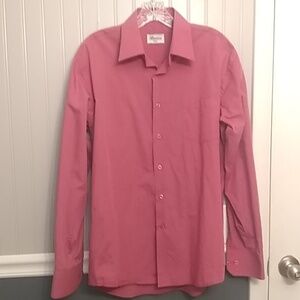 MENS dk rose dress shirt